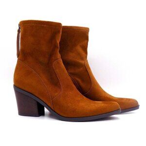 Naturalizer Ella Ankle Boots Size 6 Color Chestnut Brown